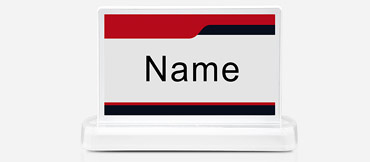 Nama pintar tanda elektronik mesyuarat papan nama paparan kad nama meja persidangan tanpa kertas