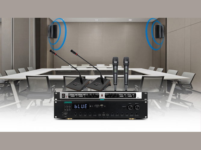 Sistem persidangan Audio ekonomi untuk bilik persidangan stesen