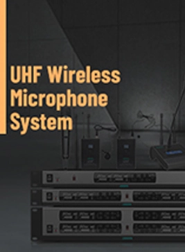 Sistem mikrofon tanpa wayar UHF brosur