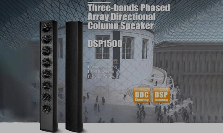 DSP1500 Series Phased Array Directional Column Speaker penyelesaian untuk bilik persidangan