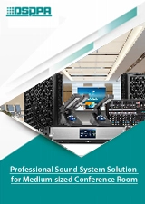 Penyelesaian sistem bunyi profesional untuk bilik persidangan bersaiz sederhana