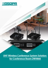 Penyelesaian sistem persidangan tanpa wayar UHF untuk bilik persidangan DW9866