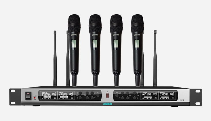 4 channels true diversity microphone receiver 4 handhold mic 1