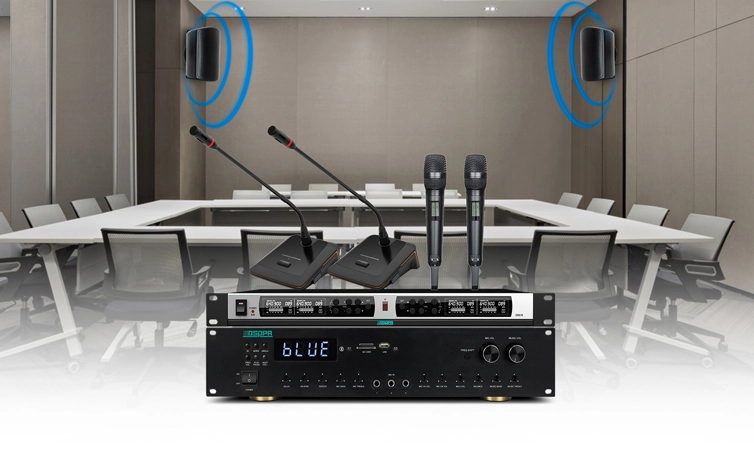 2 saluran pengadun Stereo profesional pengadun untuk persidangan Audio MK2135