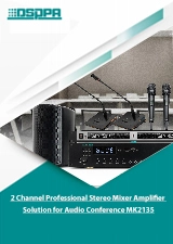 2 saluran pengadun Stereo profesional pengadun untuk persidangan Audio MK2135