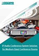 Penyelesaian sistem persidangan Audio IP untuk bilik persidangan bersaiz sederhana