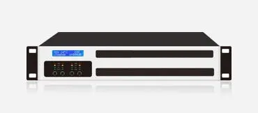 4x1500W 4-Channel Dante Digital Amplifier dengan skrin paparan