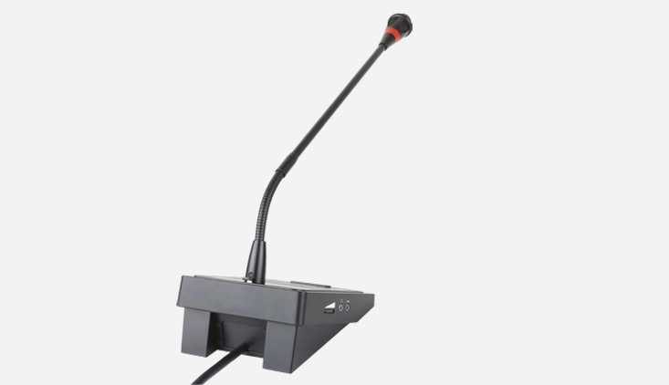 digital conference system delegate microphone with built in speaker 2