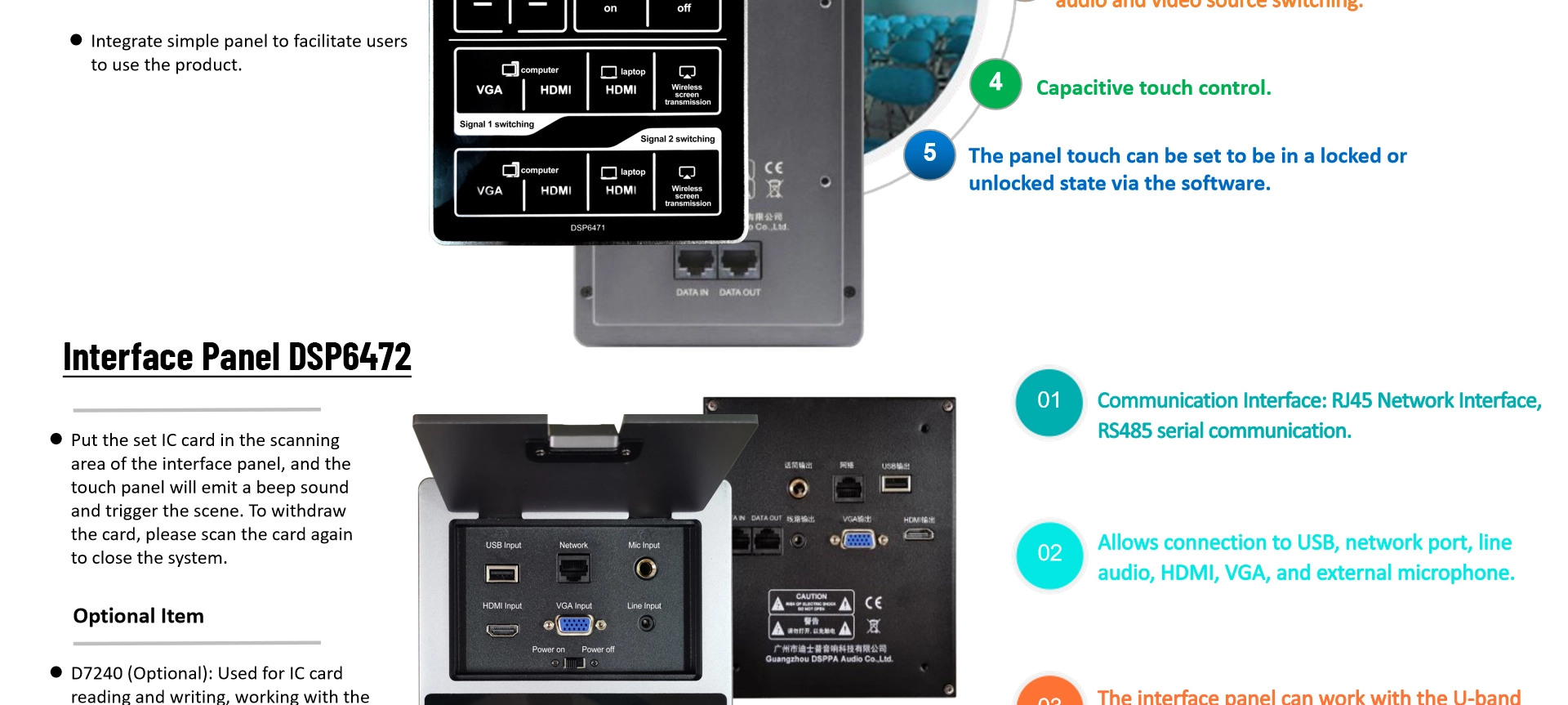 Panel penyesuai Interaface