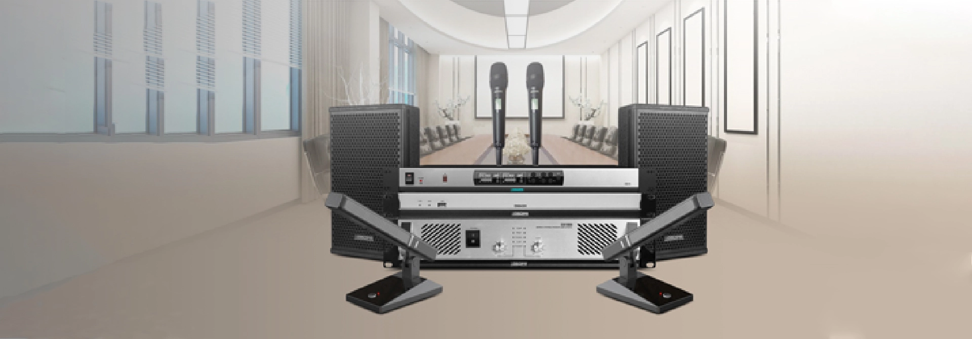 Penyelesaian sistem bunyi profesional untuk bilik persidangan D6643H D5830