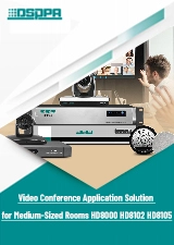 Penyelesaian aplikasi persidangan Video untuk bilik bersaiz sederhana HD8000 HD8102 HD8105