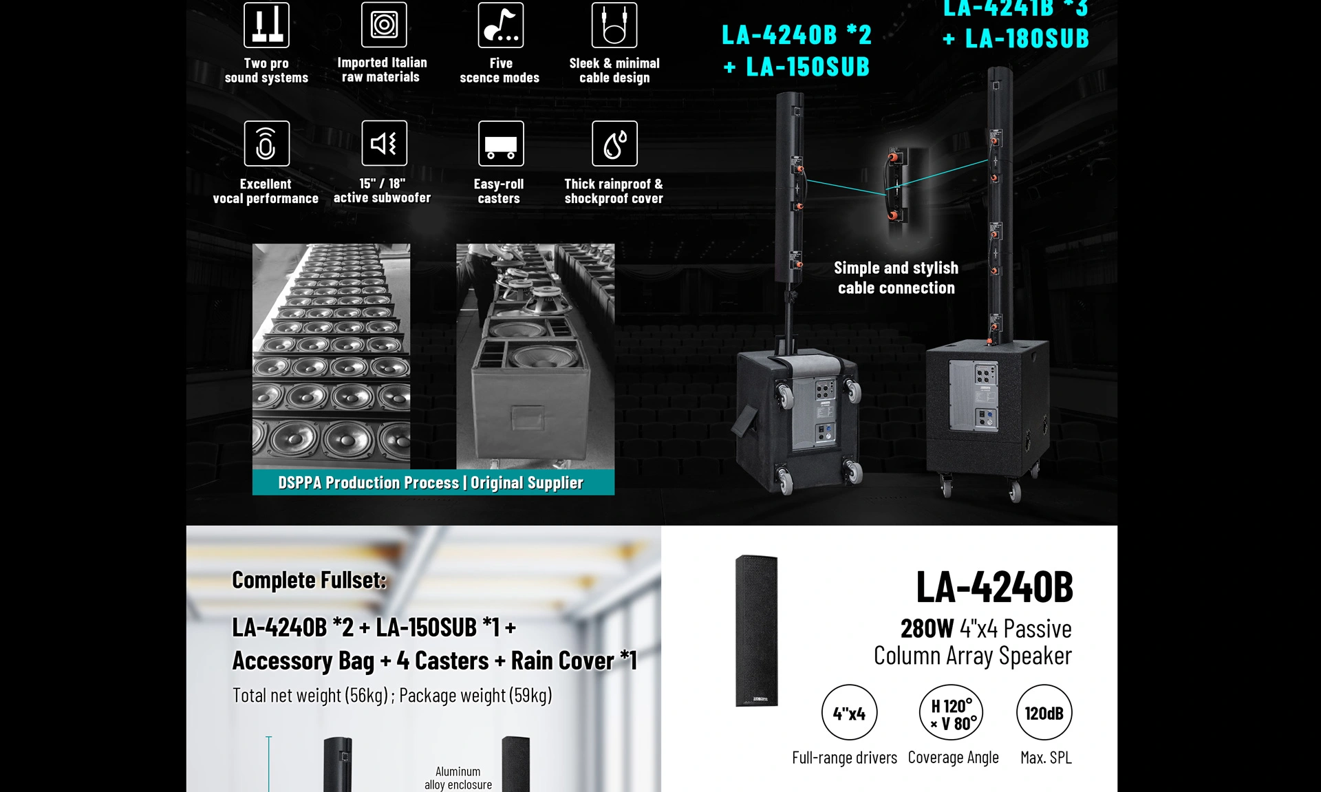 Professional Line Array Speaker System - 翻译中...