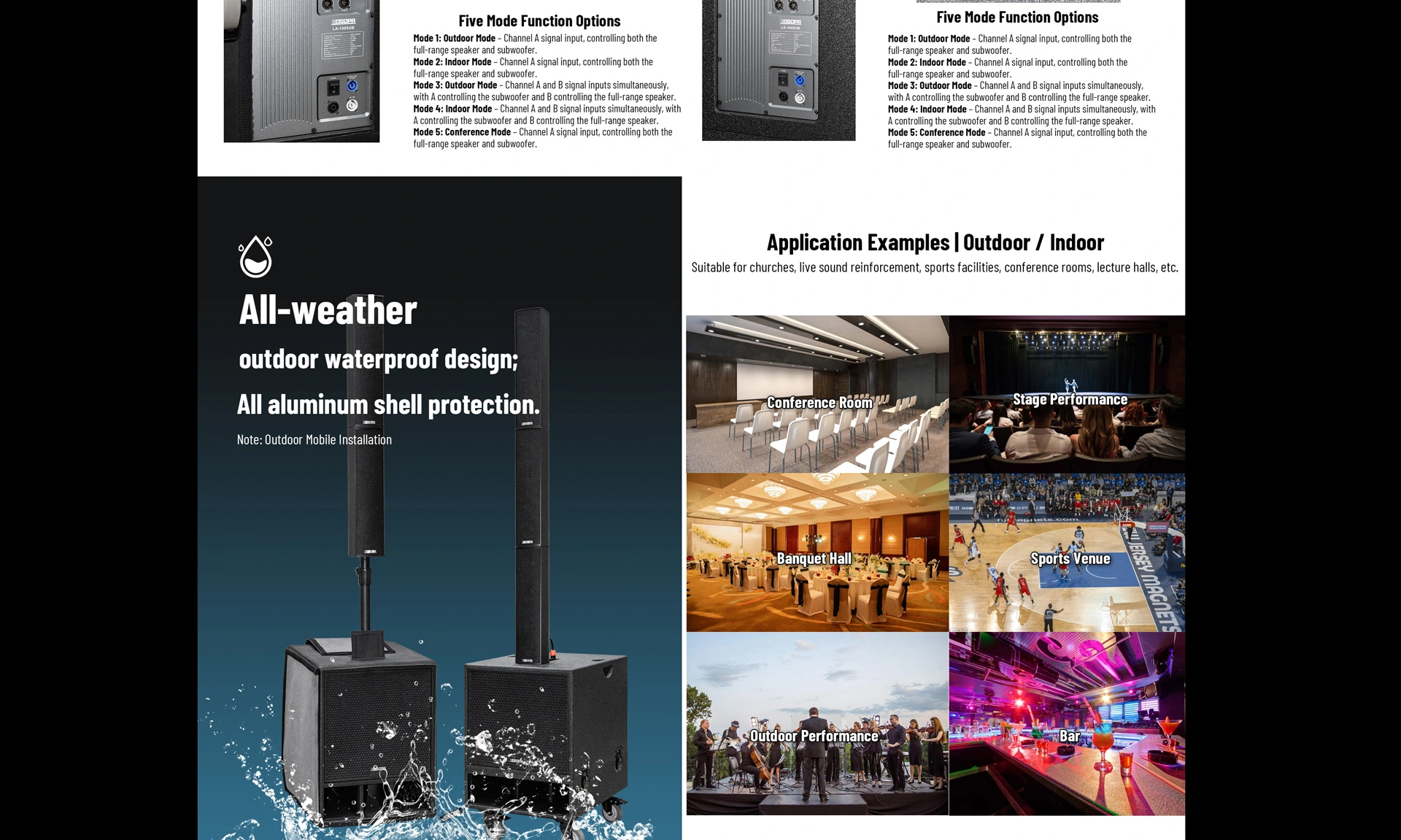 Professional Line Array Speaker System - 翻译中...