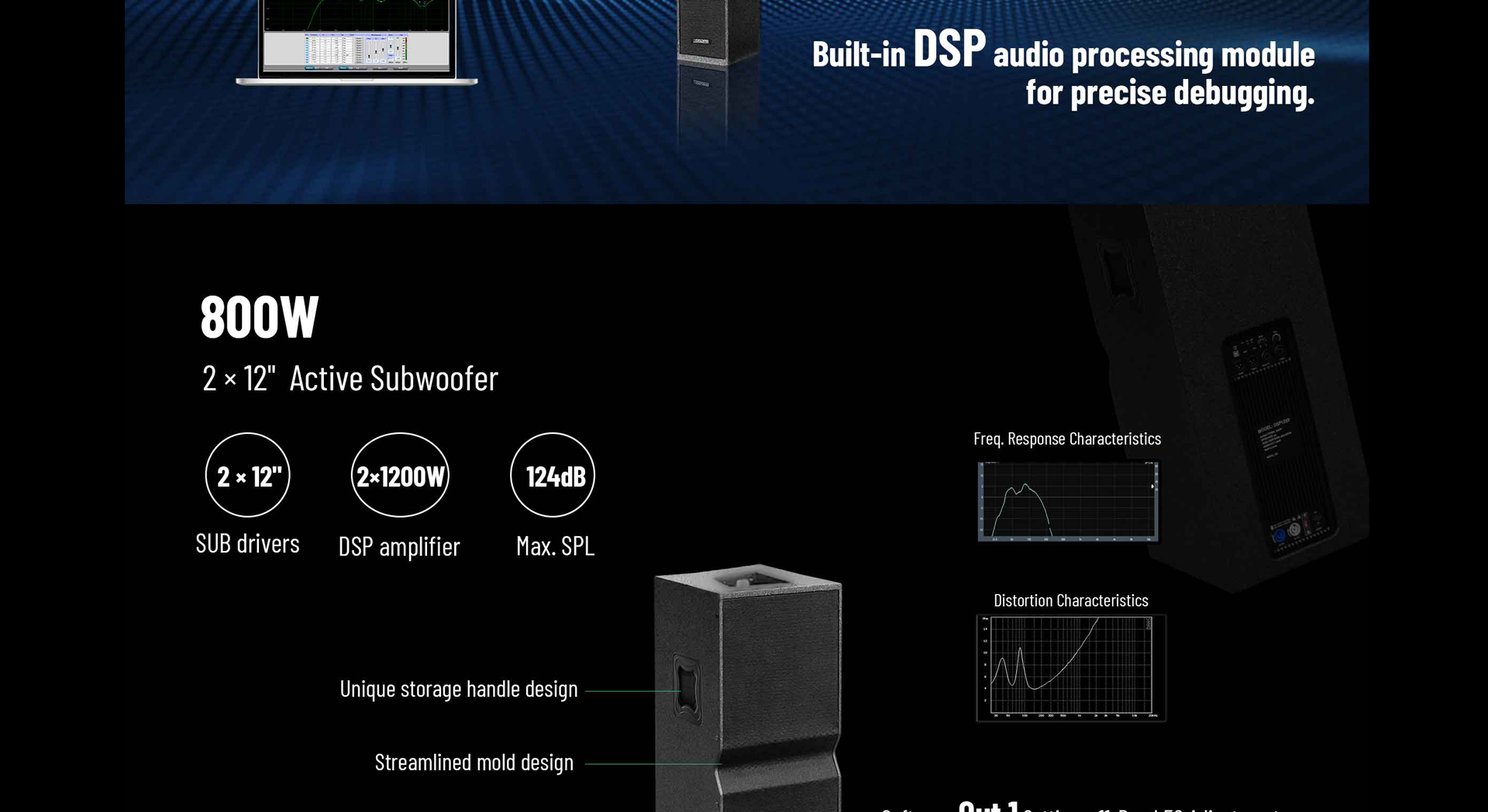 3200W sistem pembesar suara pelbagai talian aktif profesional