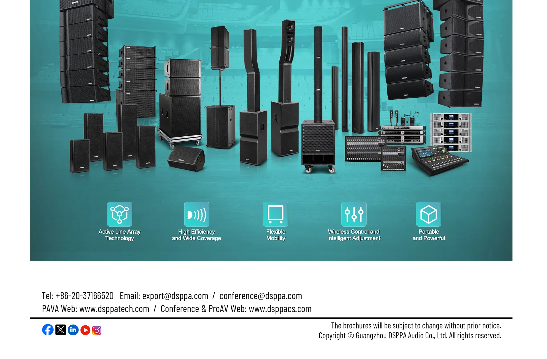 8Ω 450W Professional Conference Speaker - 翻译中...