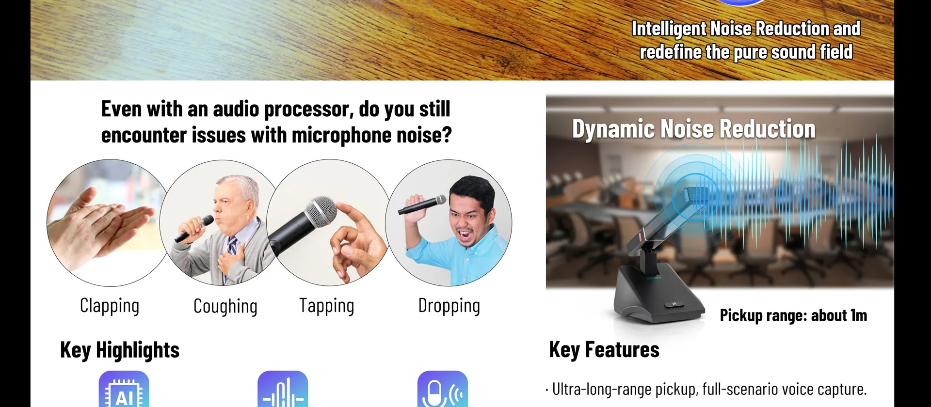 AI Digital Conference Microphone - 翻译中...