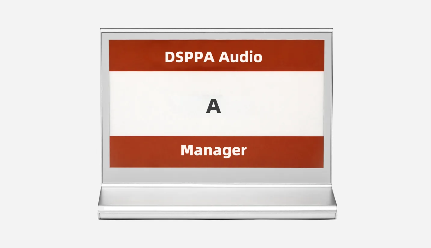 7.5 Inch Double-Sided Tricolor E-Ink Screen Meeting Nameplate - 翻译中...